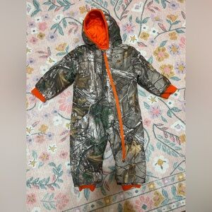 Carhartt baby snowsuit